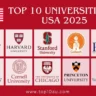 Top 10 Universities In The USA 2025