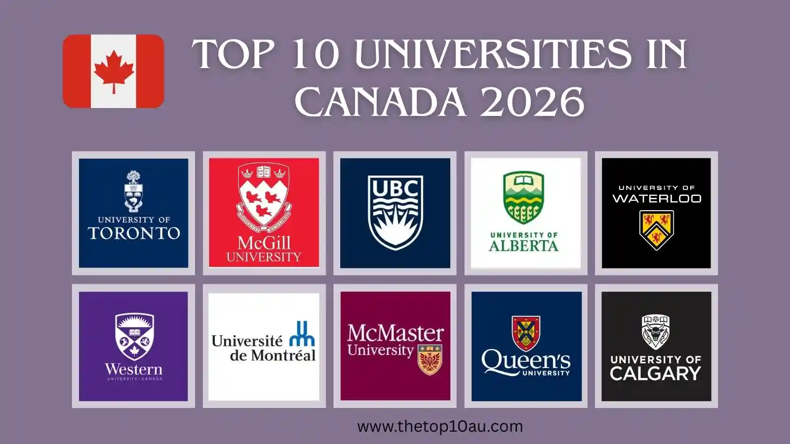 Top 10 Universities in Canada 2026